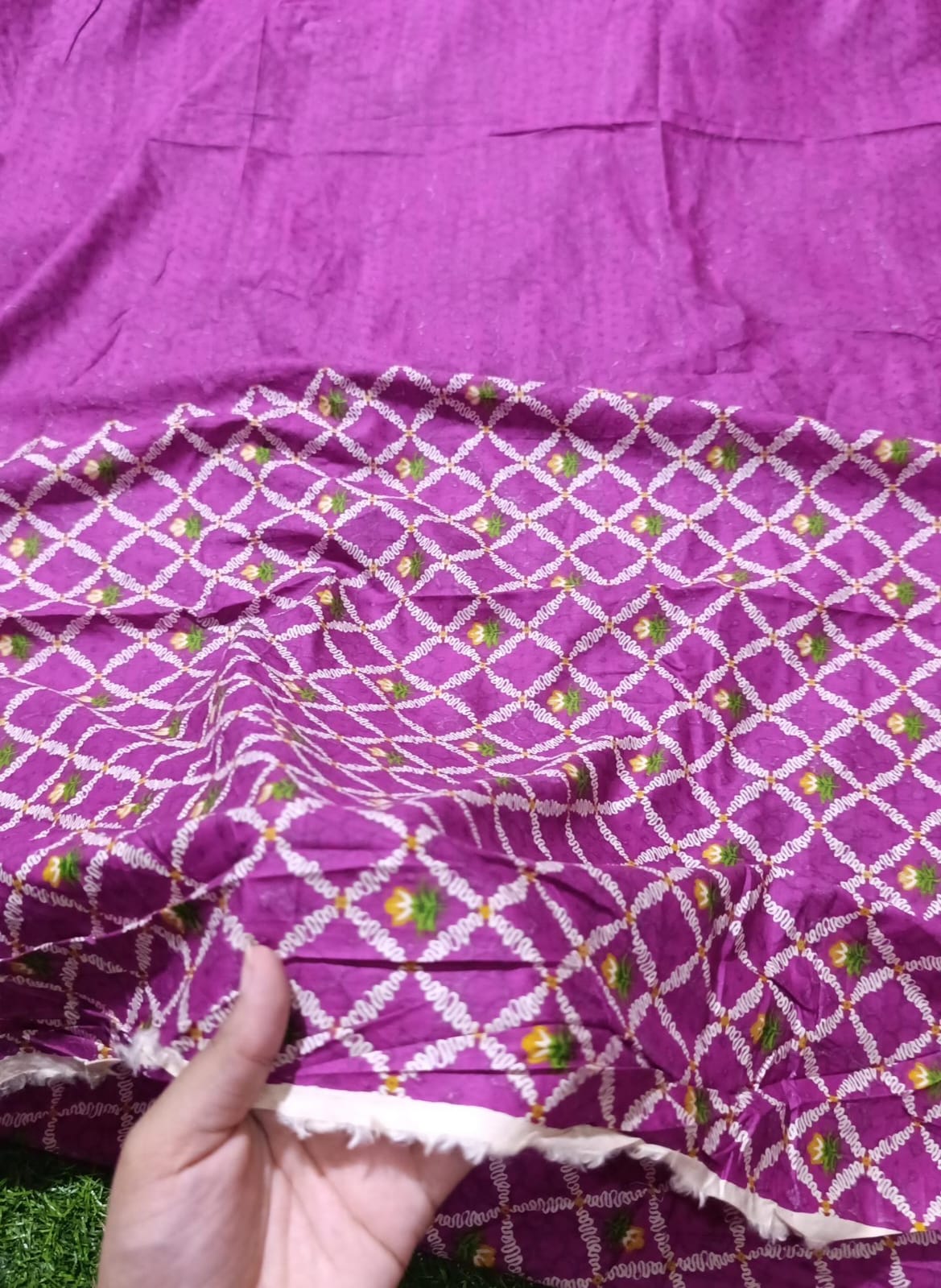khaddi lawn printed shirt