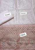 BRANDED emb cotton silk 2pc
