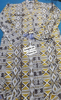 KHAADI lawn printed shirt small