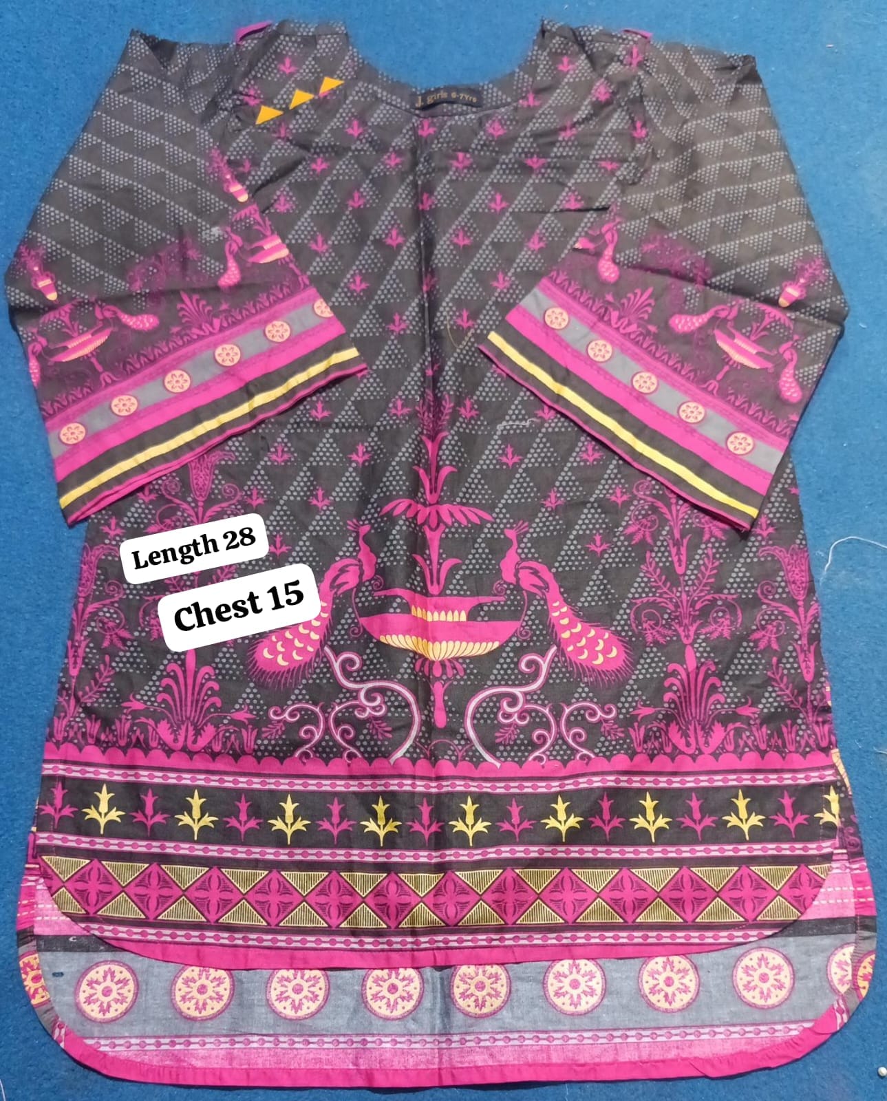 j. lawn printed 2pc 6/7yr