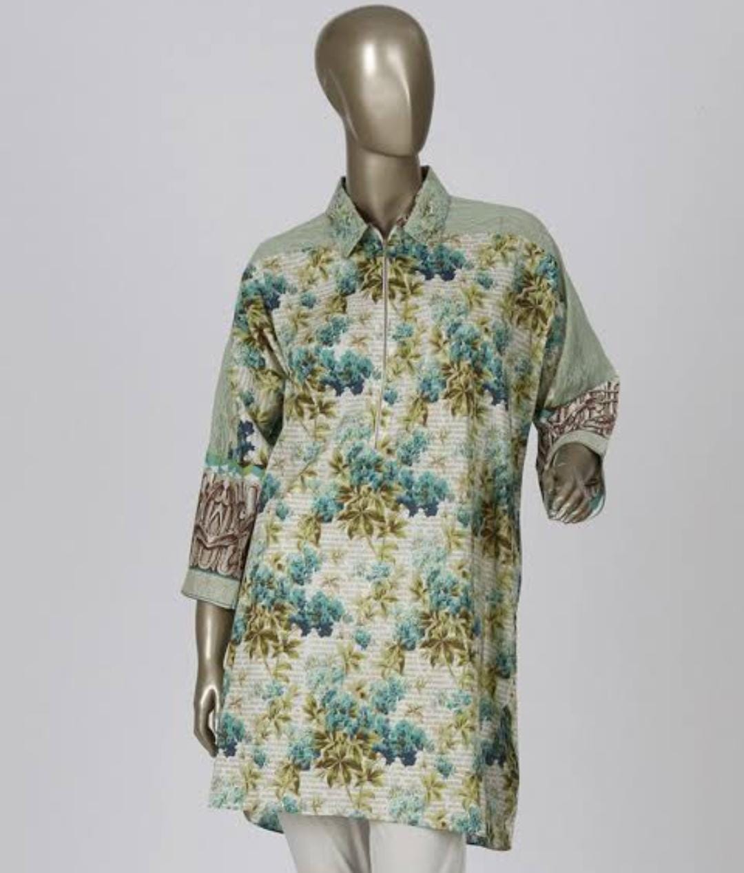 Almirah lawn western shirt XS