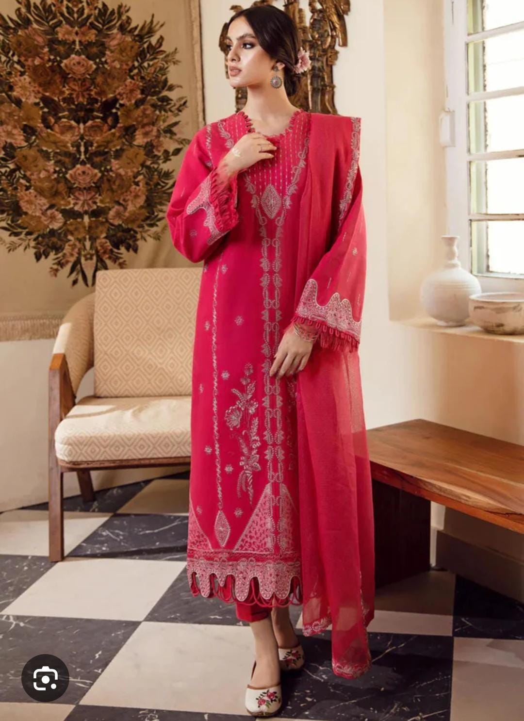 GISEL WINTER EMB KHADDAR KARANDI 3pc