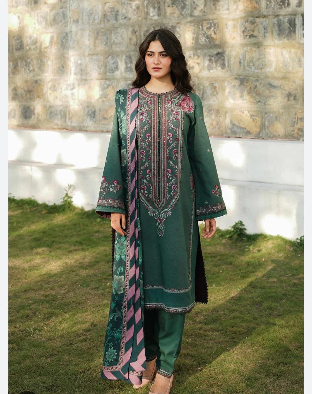 COCO  by Zarashahjhan winter khaddar 3pc leftover