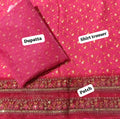 Maria b winter printed  linnen 3pc