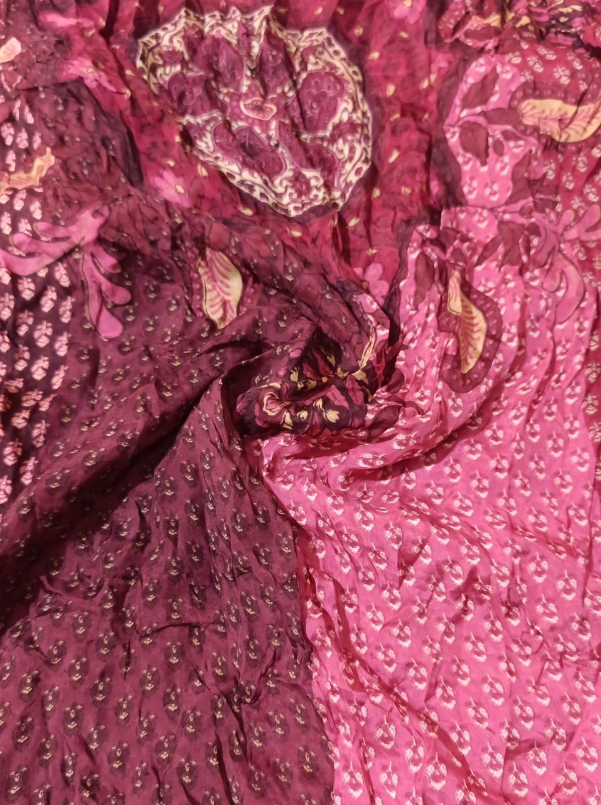 zarashahjhan printed chiffon dupatta