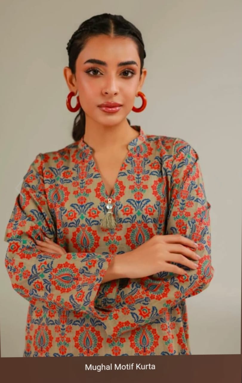 UNSTITCHED LAWN SUIT BY KHADDI