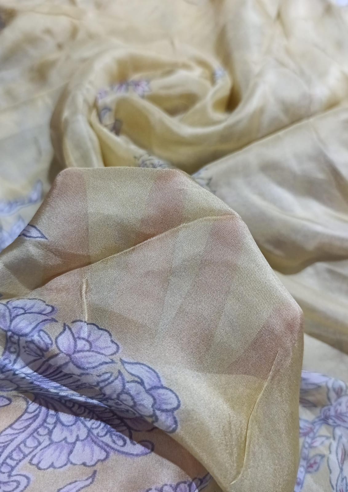 Zarashah jahan printed silk duppata
