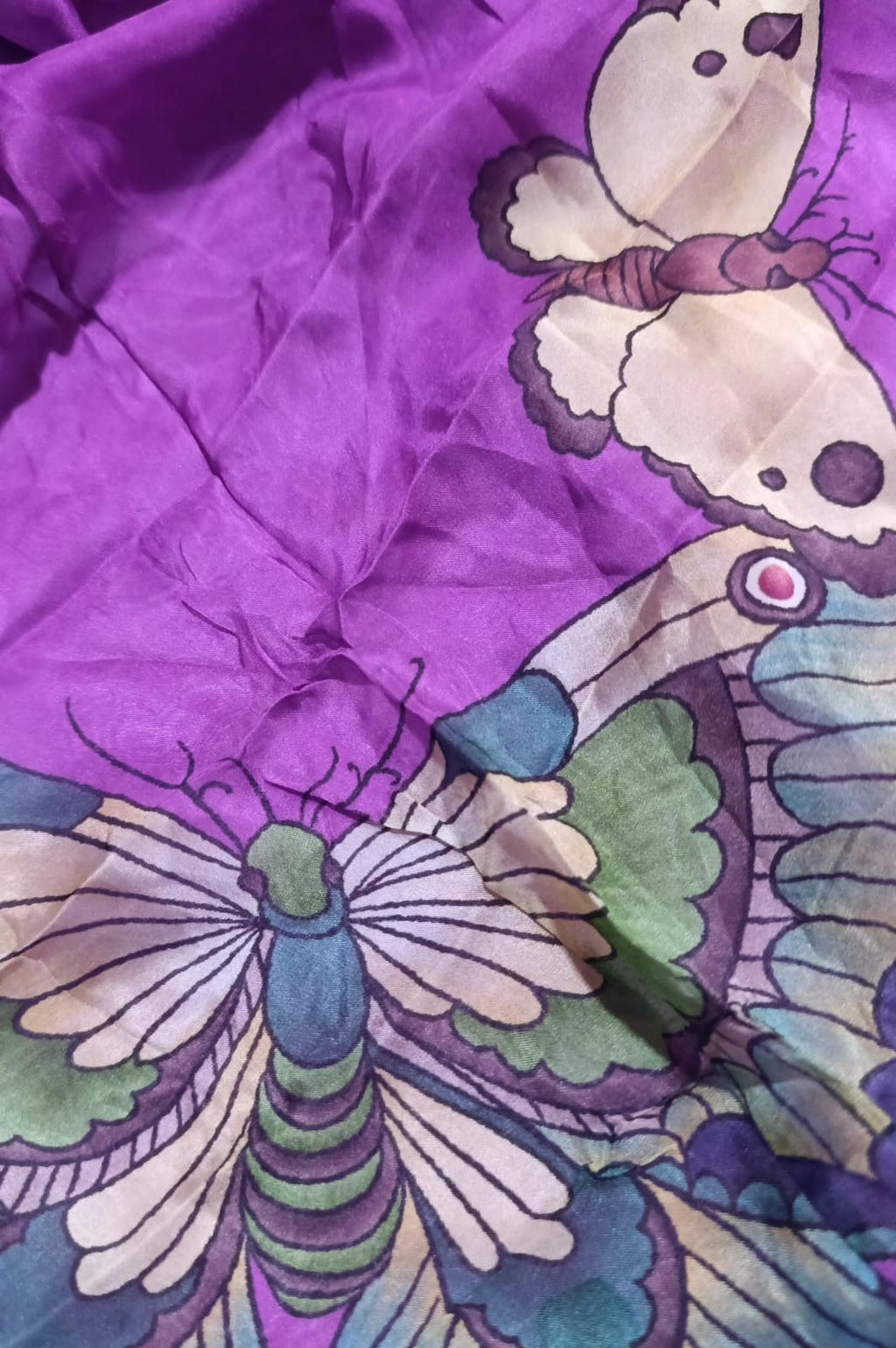 Zarashah jahan printed silk dupatta