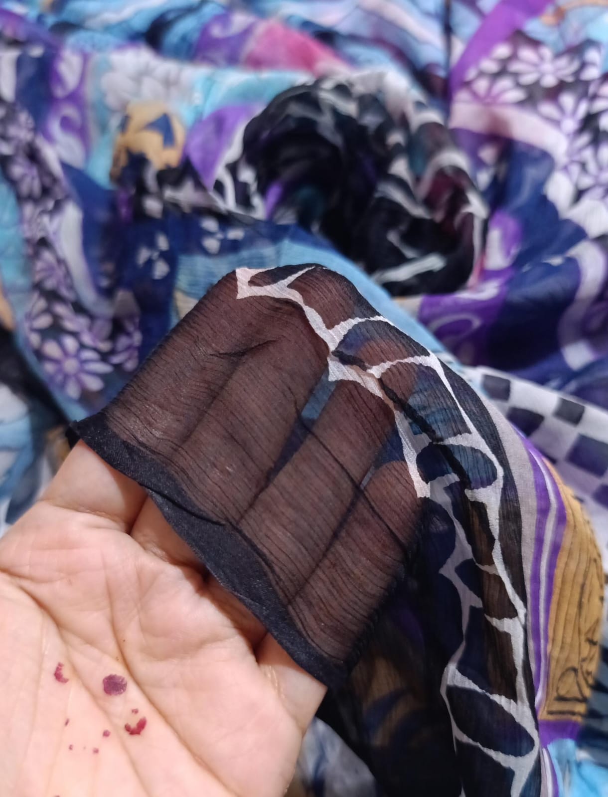 Zarashah jahan bamber shiffon dupatta