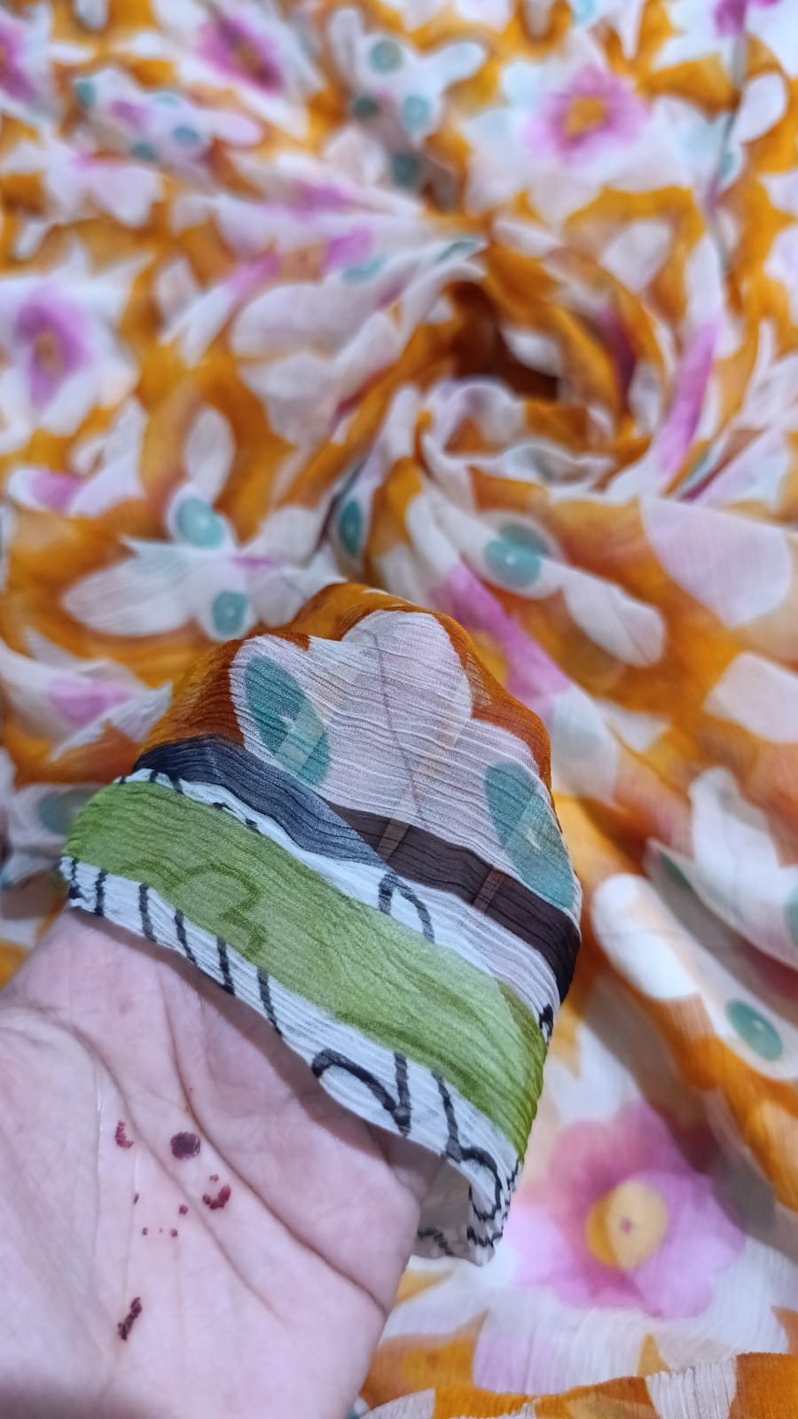 Zarashah jahan printed pure dupatta