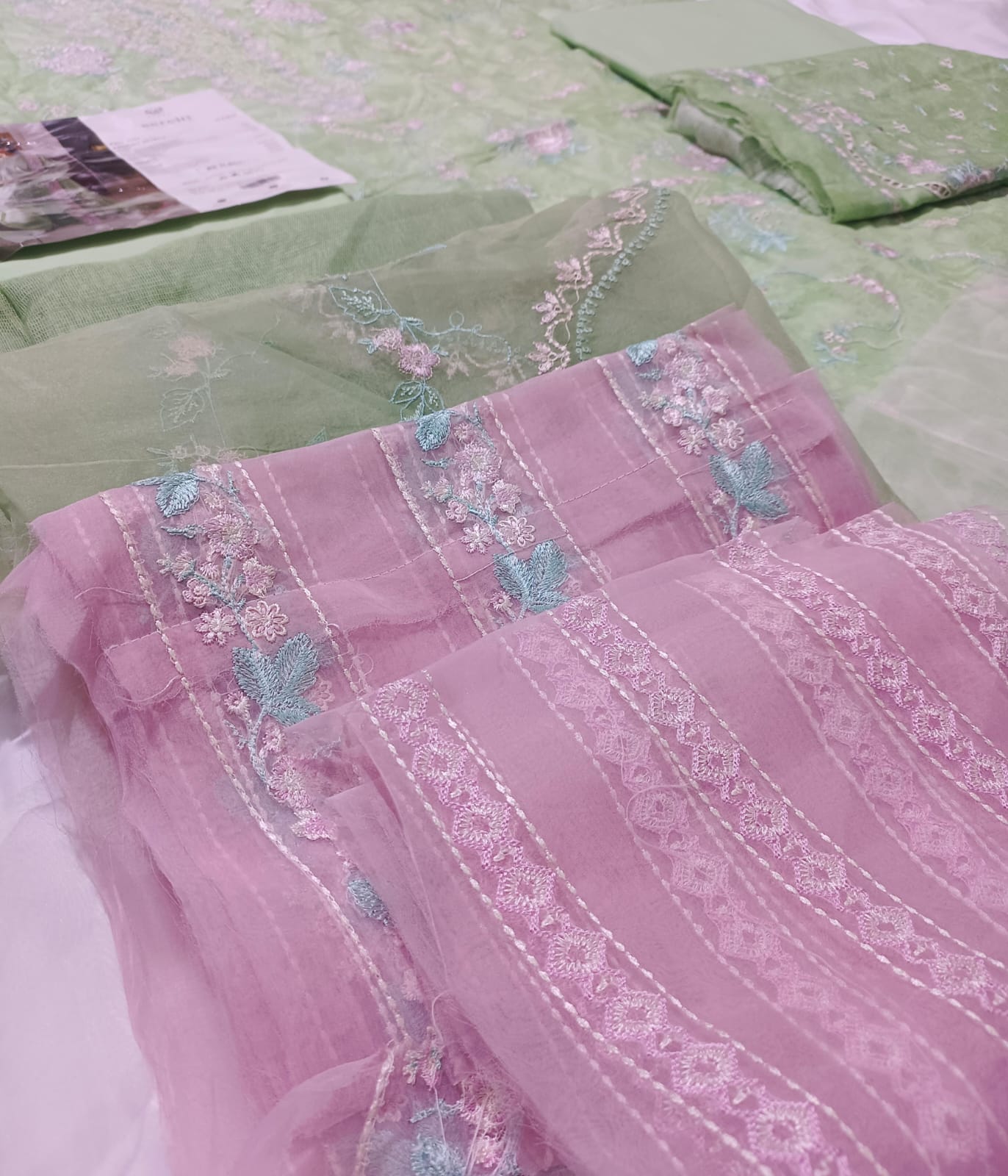 Ayzel by afrozeh digital printed lawn mint green ZWU-0107