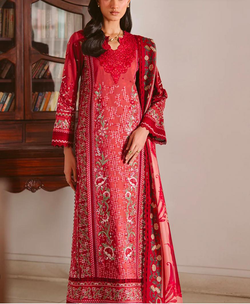 Valora Lawn Suit 2026 -ayzel serein Elegant Summer Dress