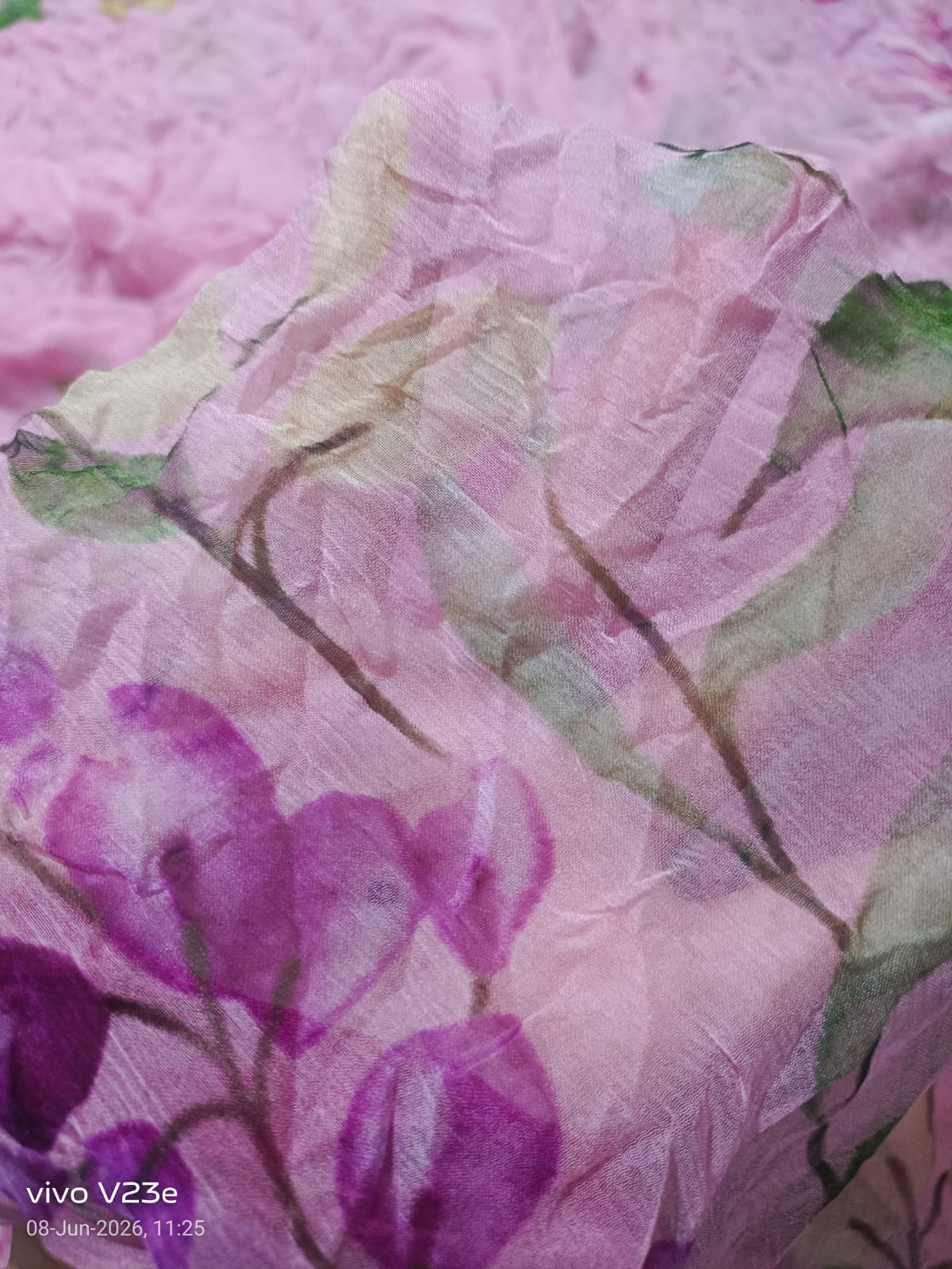 Maria bprinted pure shiffon dupatta