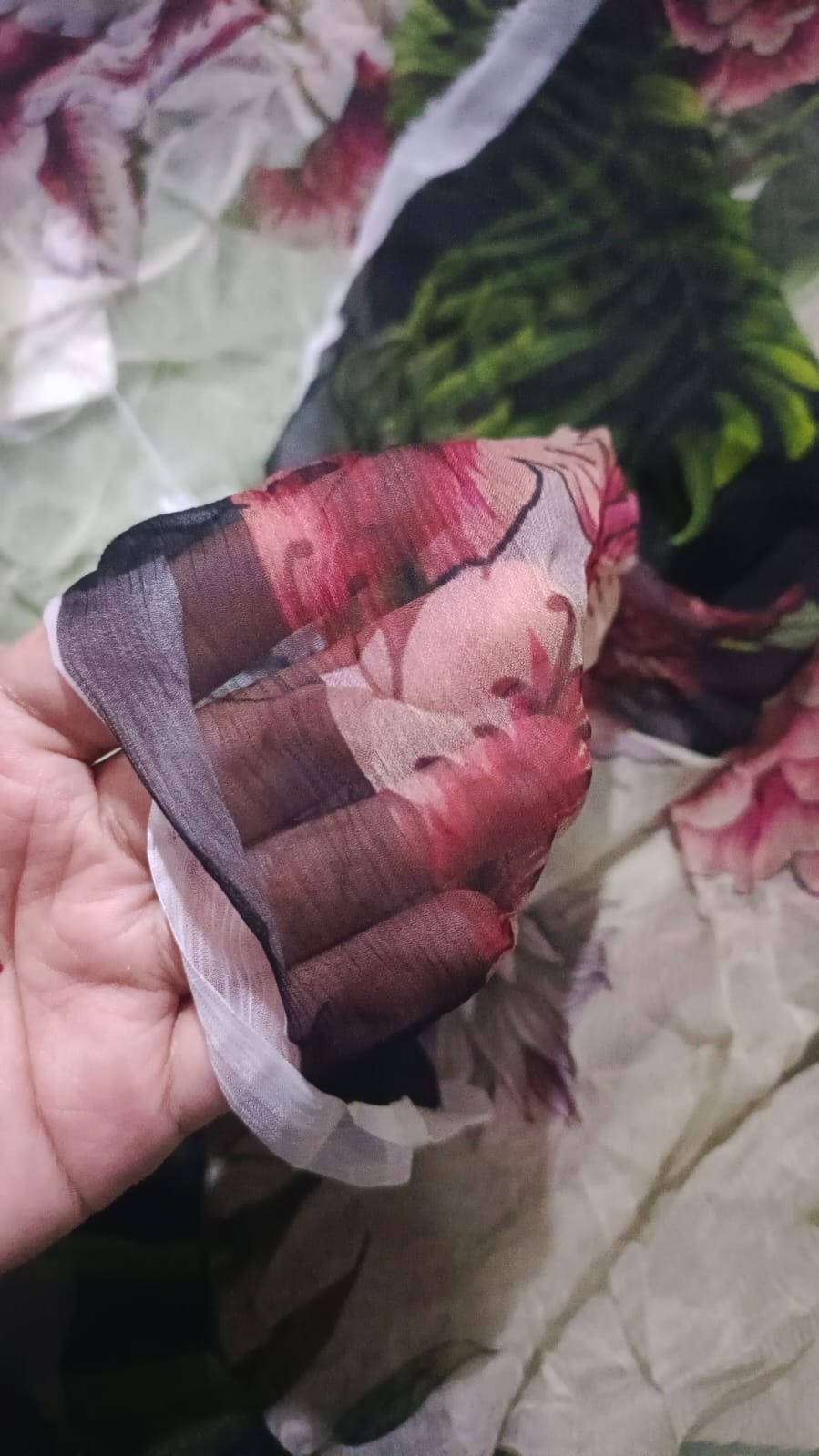 Maria b printed pure shiffon dupatta