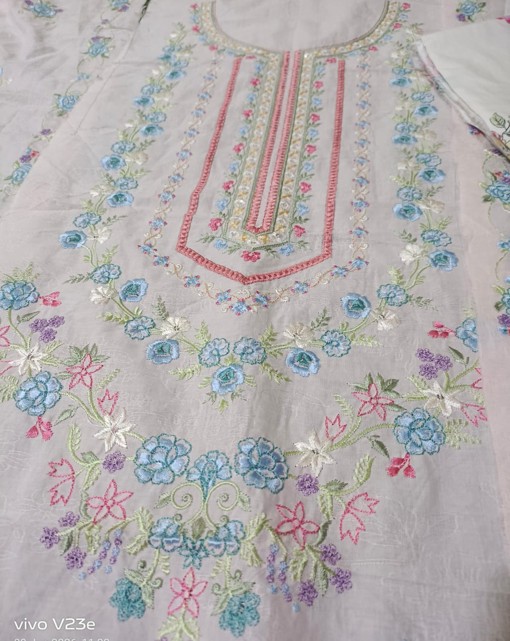 Zarashah jhan emb textured lawn 3pc