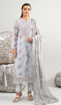 Nishat emb lawn 3pc unstitched