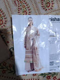 nishat lawn block printed shimer dress