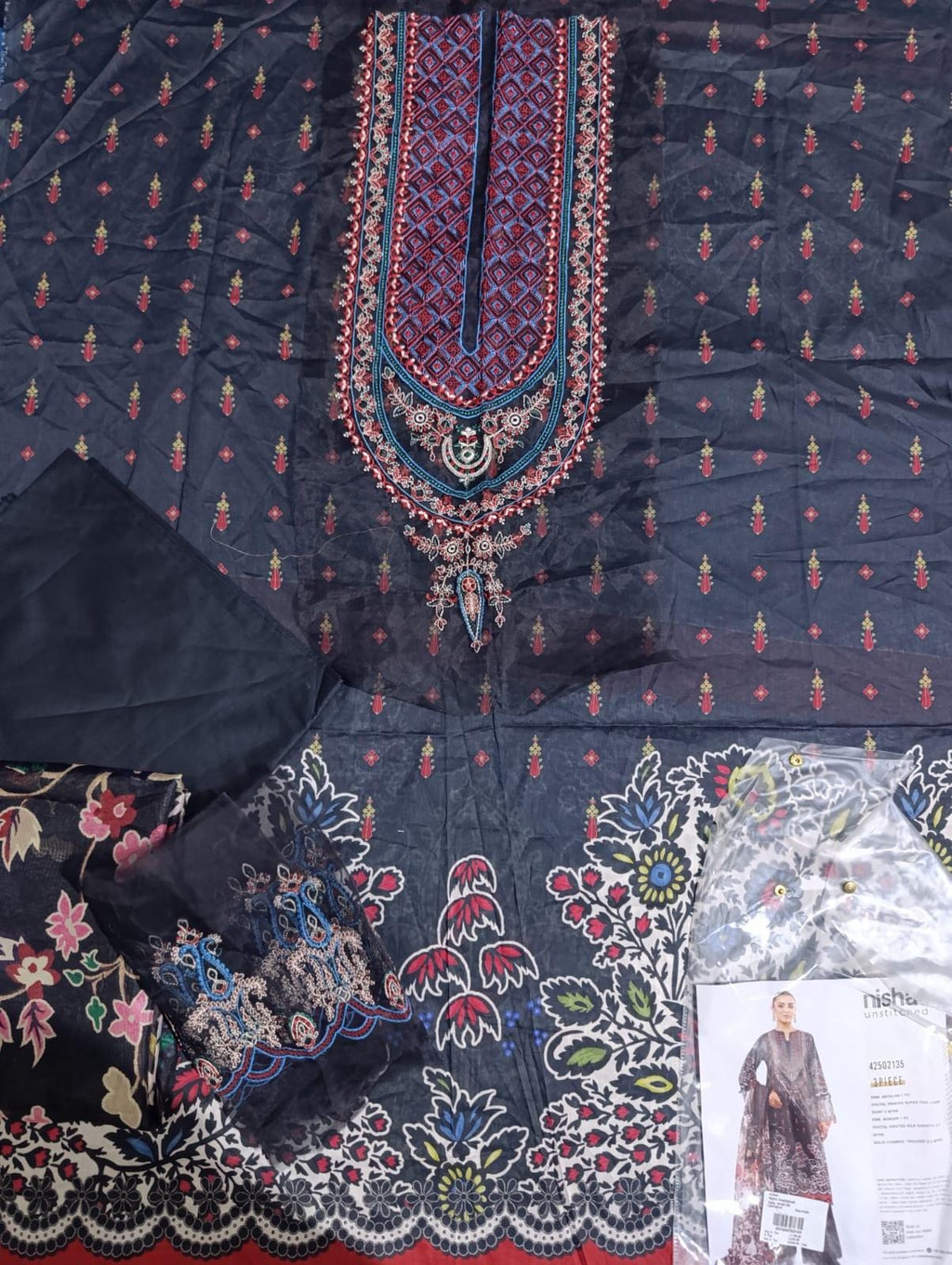 nishat embroidery lawn 3 piece fresh