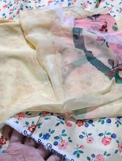 Bareeze lawn printed 3pc unstitched