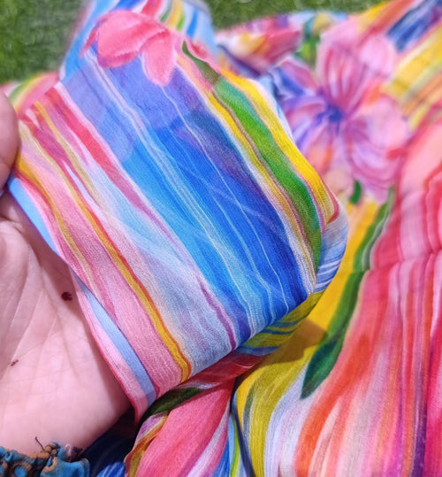 Bareeze lawn printed 3pc unstitched