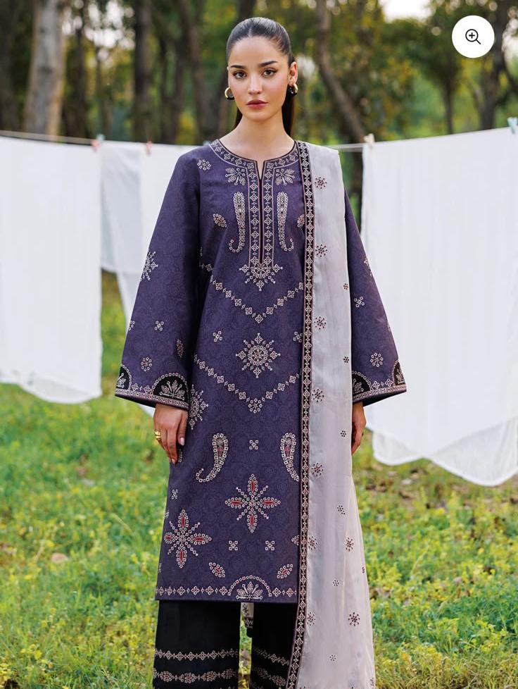 EMBROIDERED LAWN USE-9357 JZ-SUMMER-9357-0 | 3 Pieces