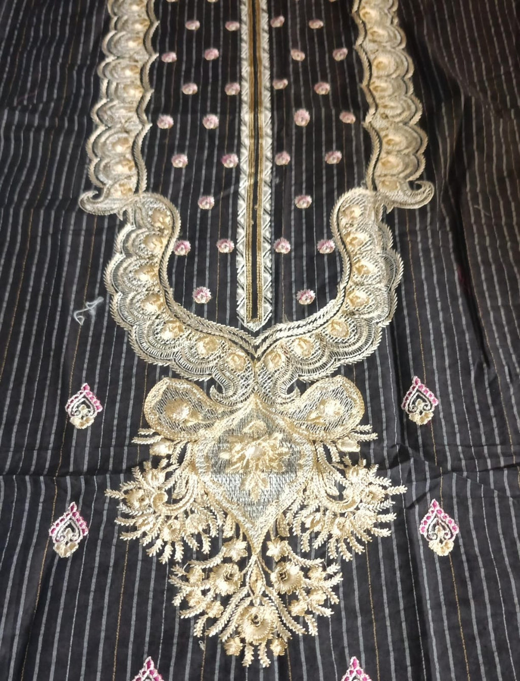 Ethnic emb shirt