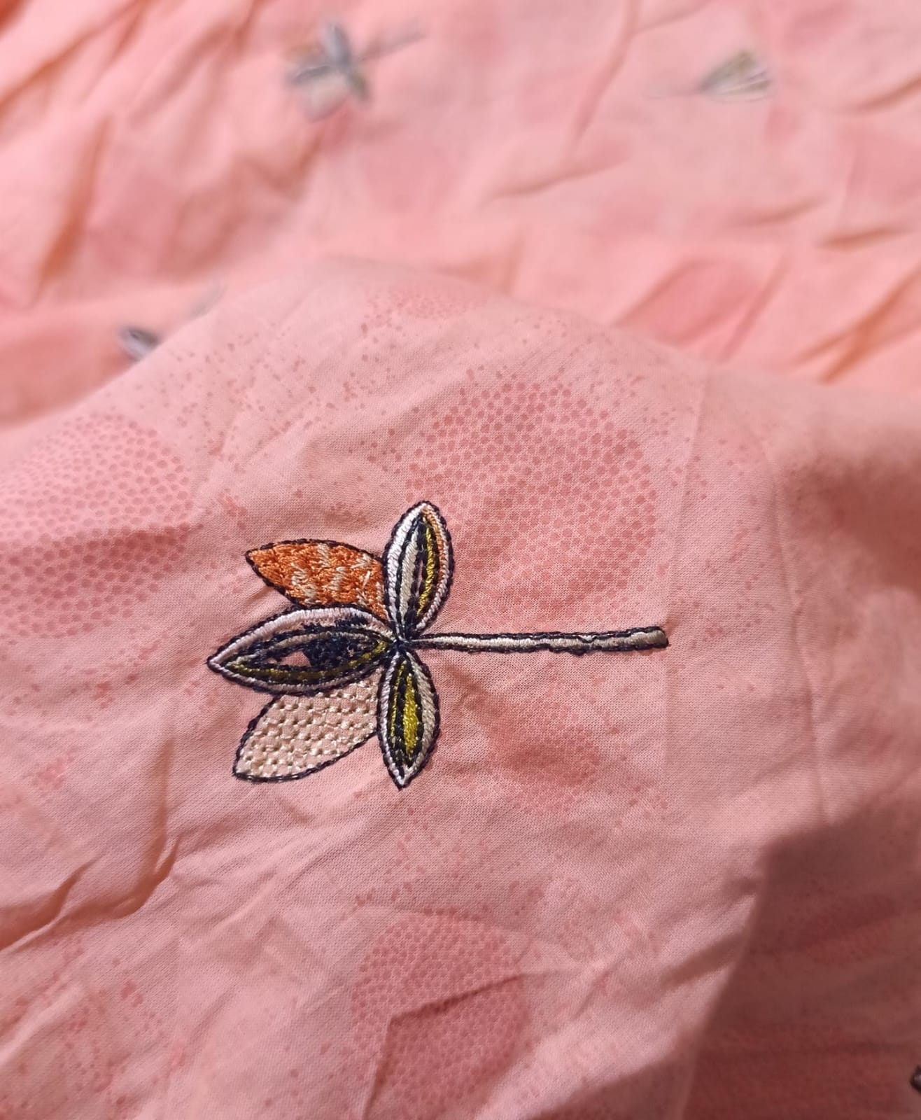 Branded emb  lawn kids shirt