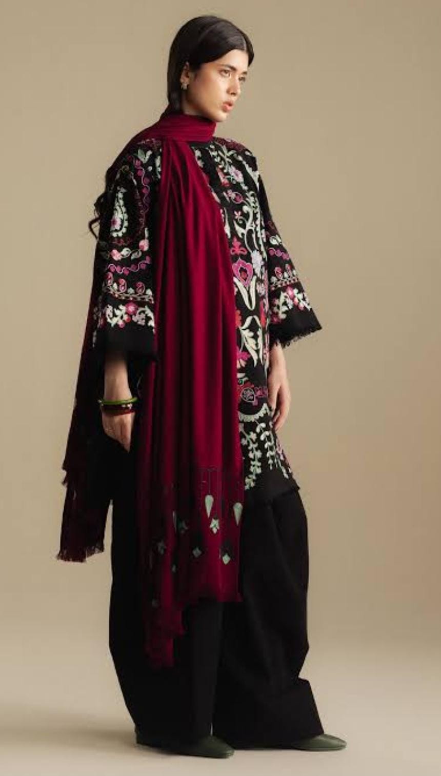 WINTER Zarashajhan emb khaddar 2PC