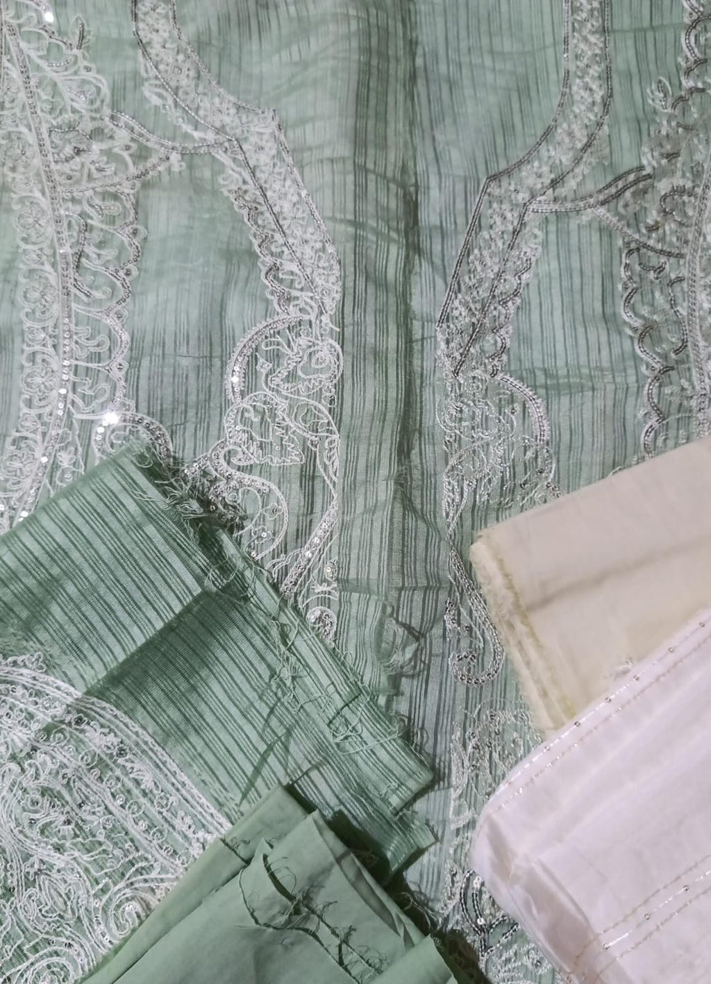 SANA Safinaz leftover khaddi net 3pc