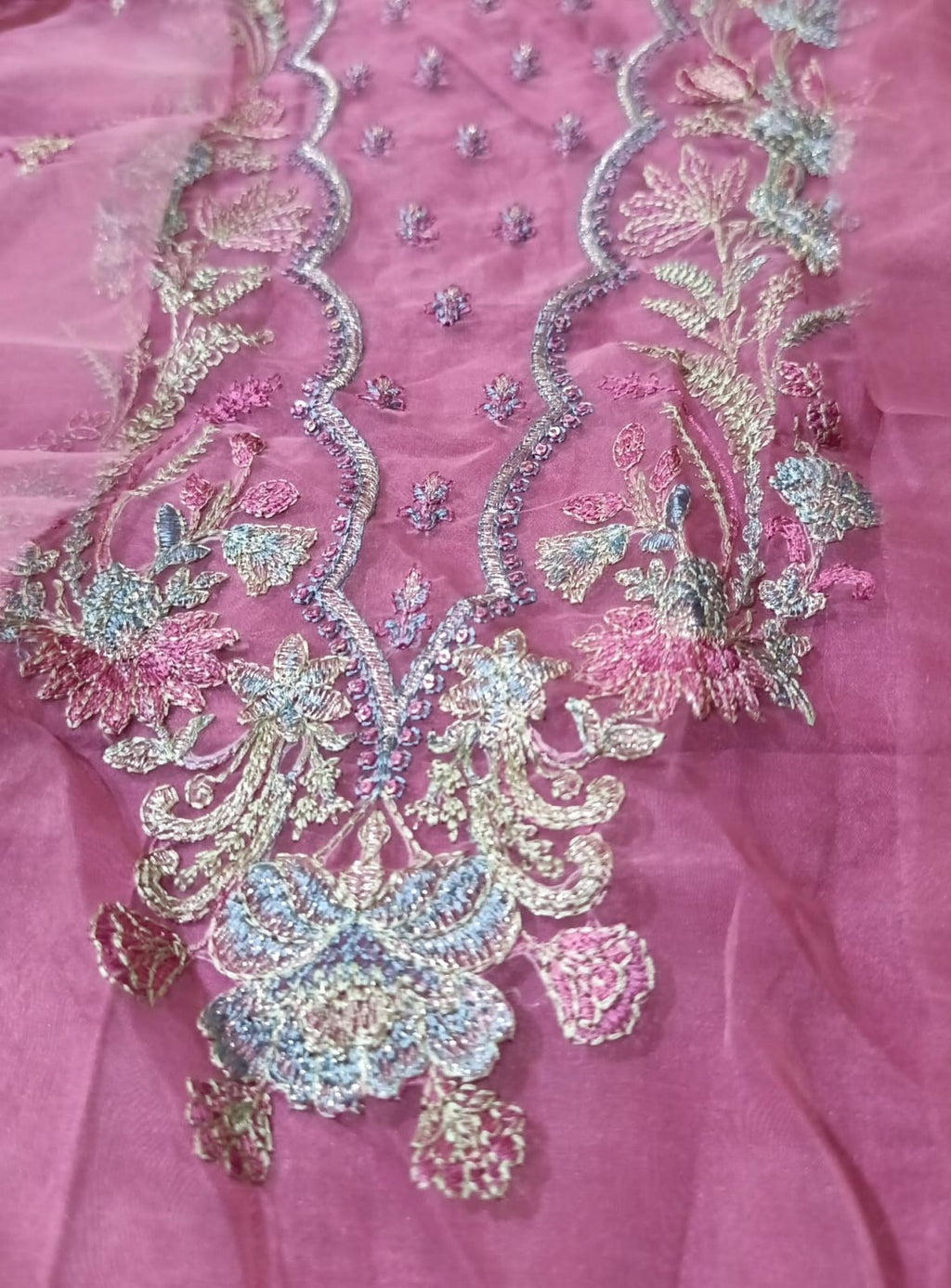 Branded organza emb 3pc