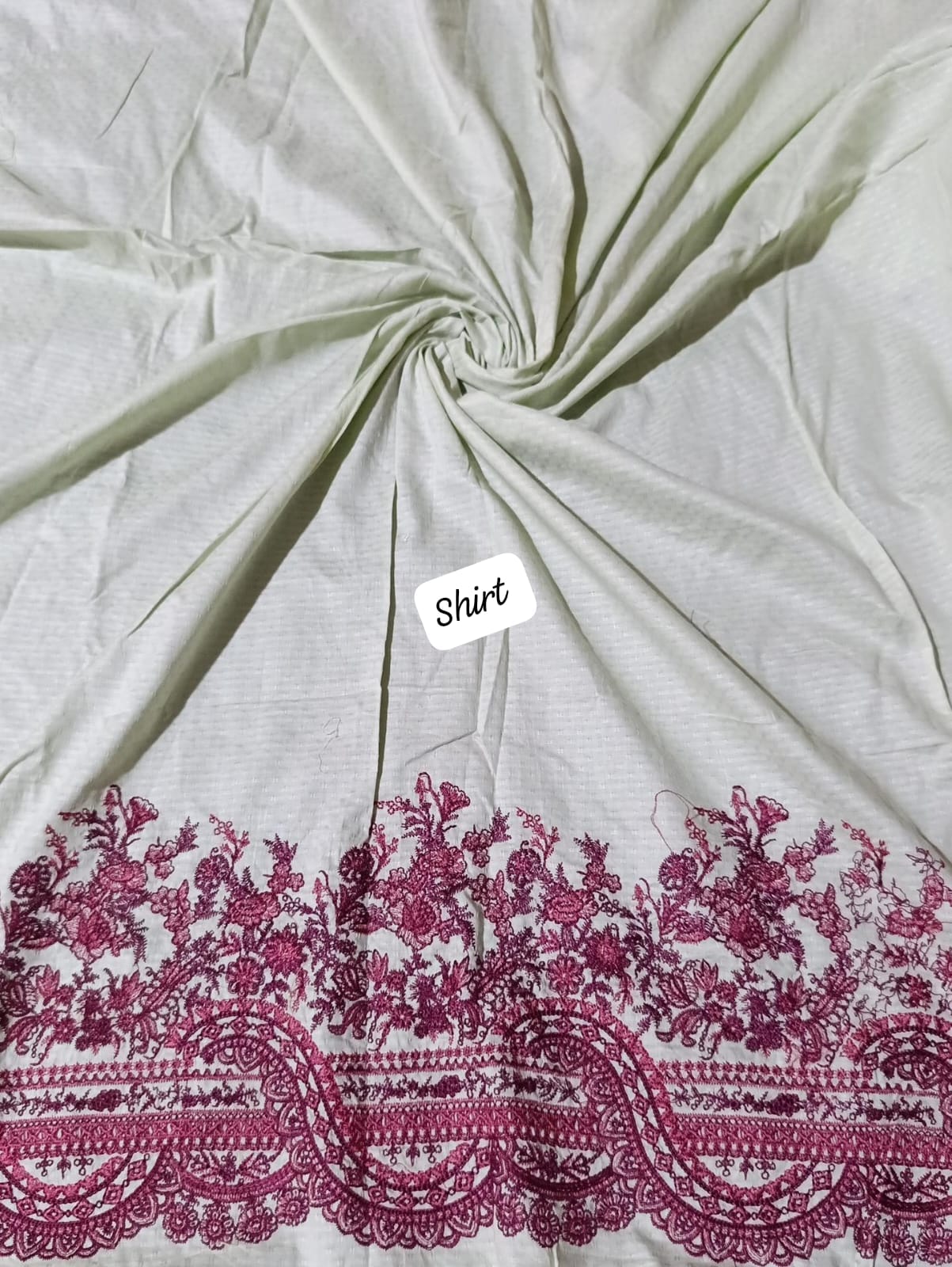 khaddi emb dobby lawn shirt