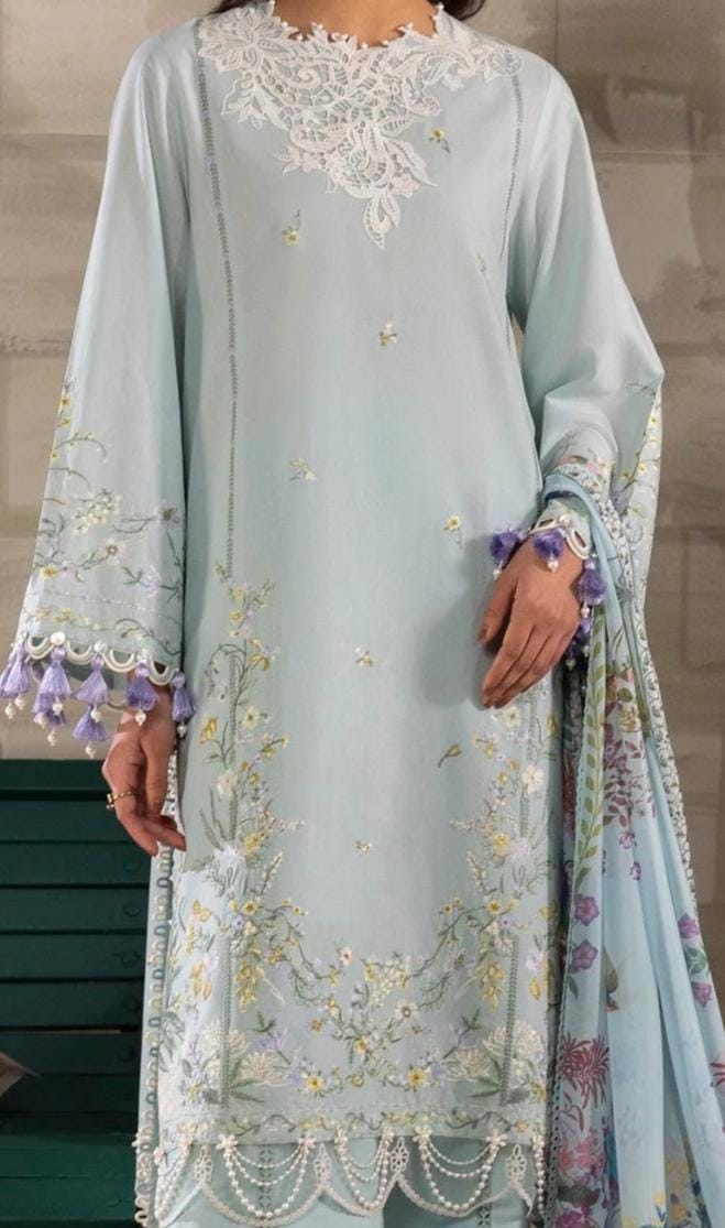 SANASAFINAZ emb lawn shirt