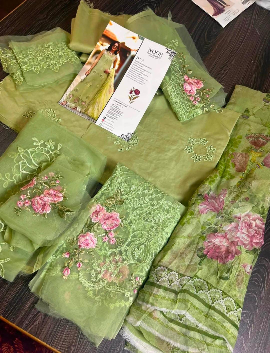 Noor by Sadia Asad emb luxury lawn 3pc