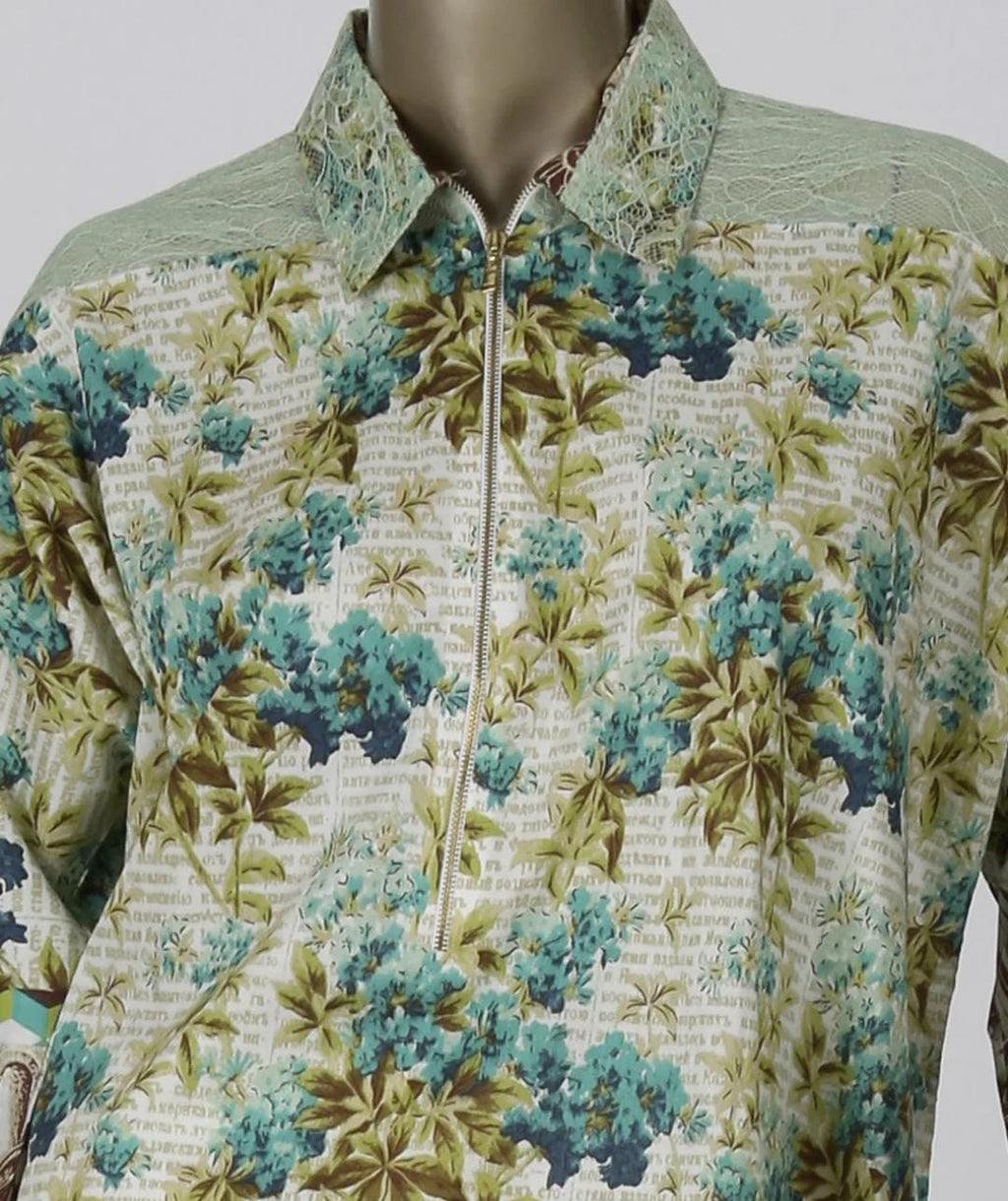 Almirah lawn western shirt XS