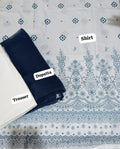 J.PRINTED LAWN 3PC