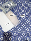 J.PRINTED LAWN 3PC WITH PATCH