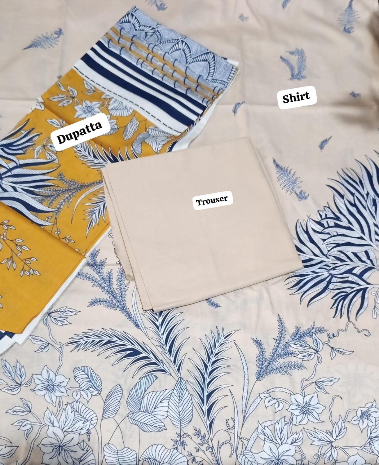 J.PRINTED LAWN 3PC
