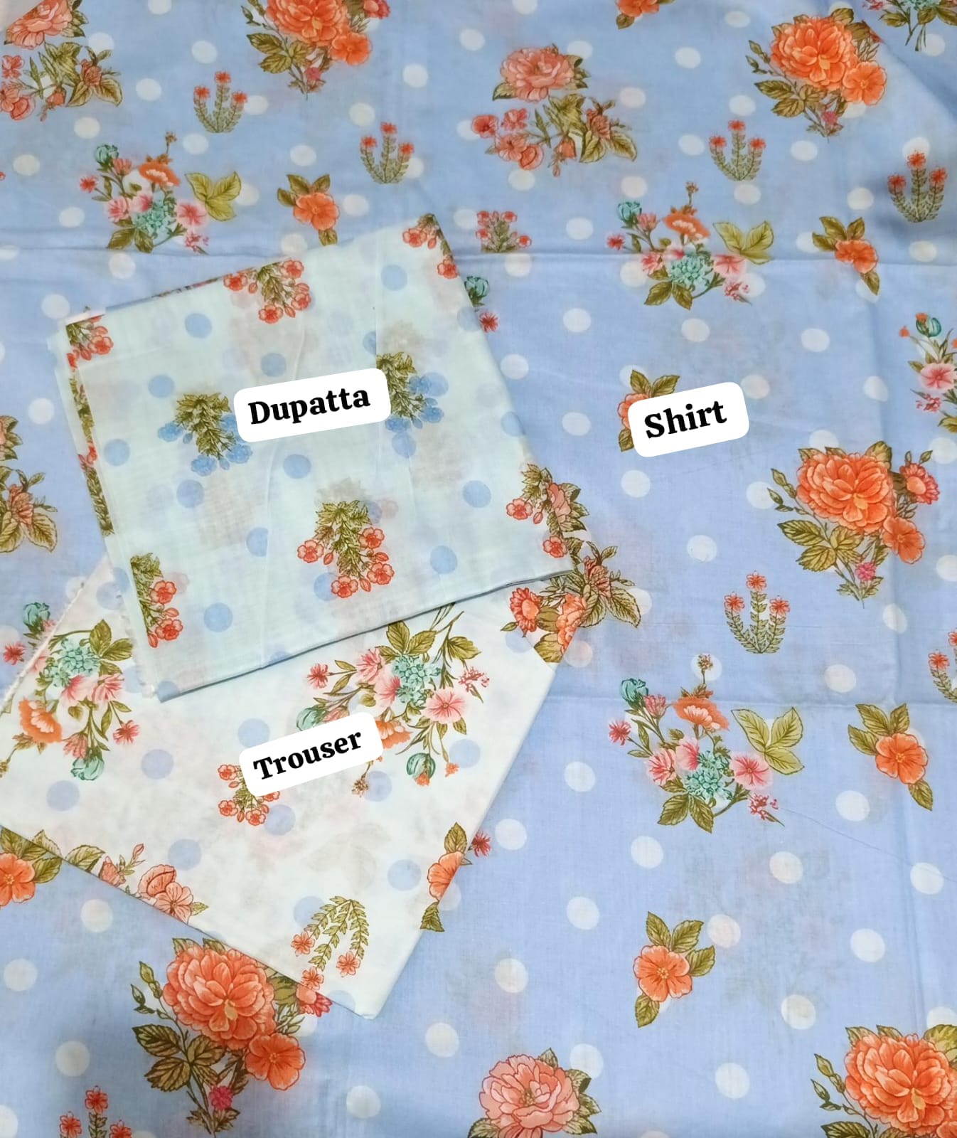 KHAADI PRINTED LAWN 3PC