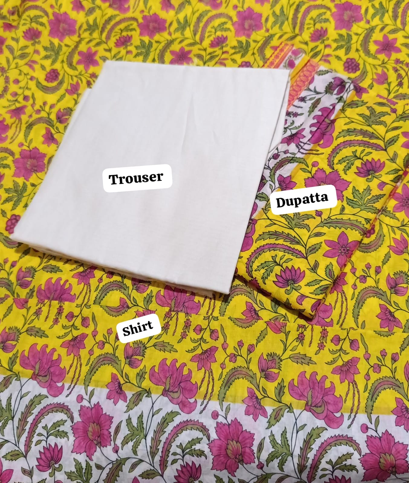 J.PRINTED LAWN 3PC