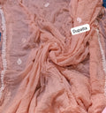Branded emb chiffon dupatta