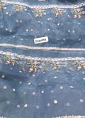 Branded Emb organza dupatta
