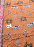 Nishat printed winter linen shirt