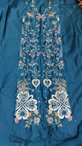 Hussain rehar leftover lawn embroidered shirt