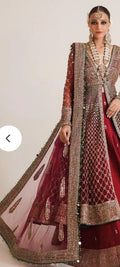 Hussain rehar luxury  Emb net dupatta