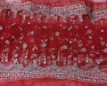 Branded emb net dupatta