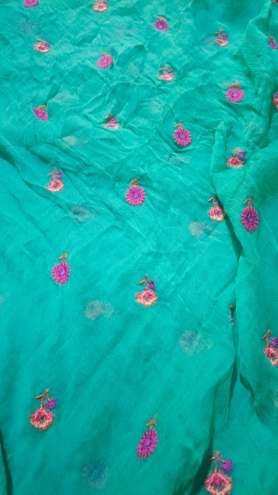 Bareeze embroidered chiffon dupatta