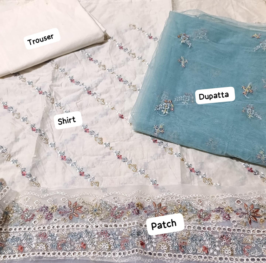 Batik emb lawn 3pc