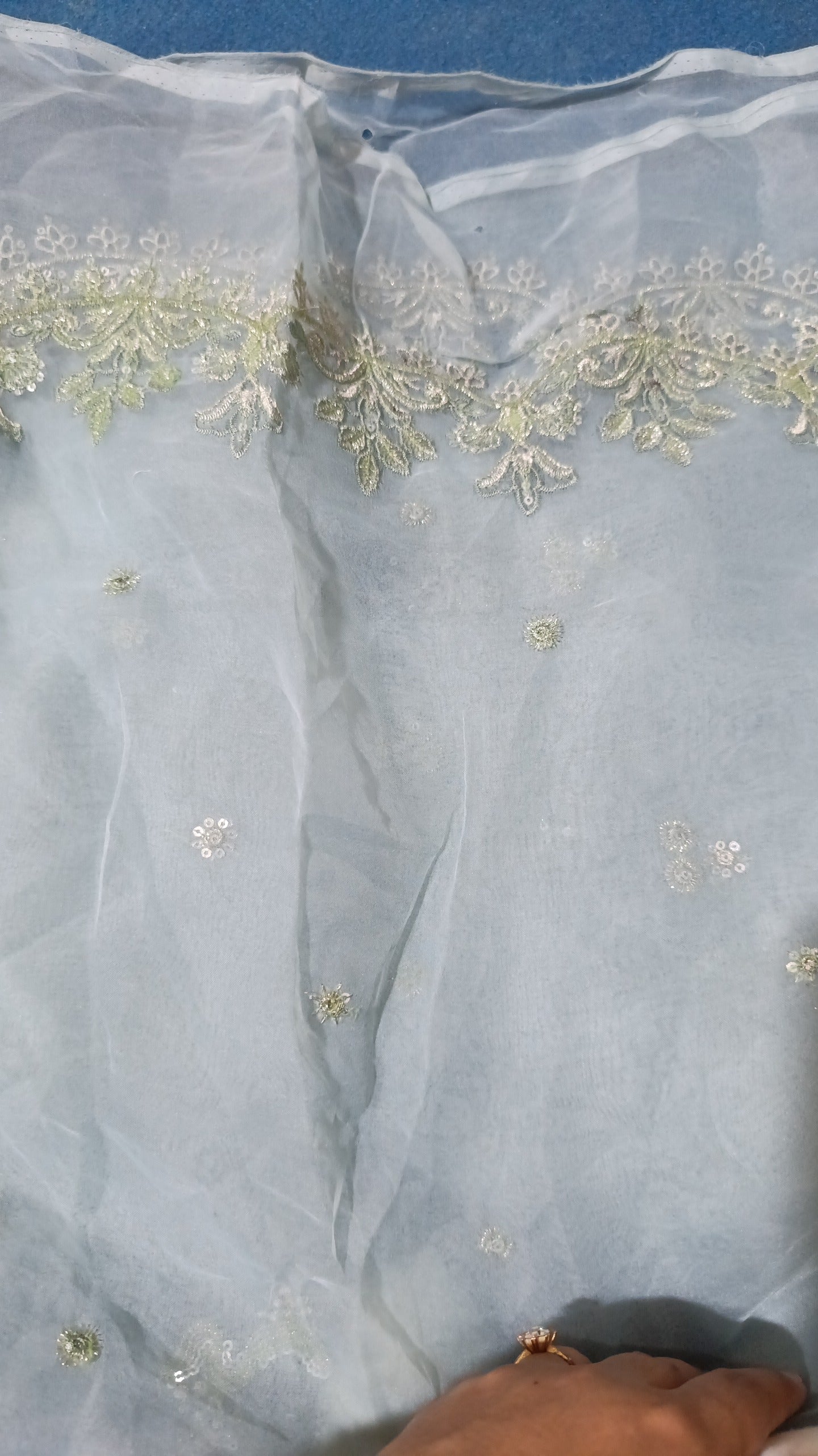 Branded organza printed dupatta bfresh