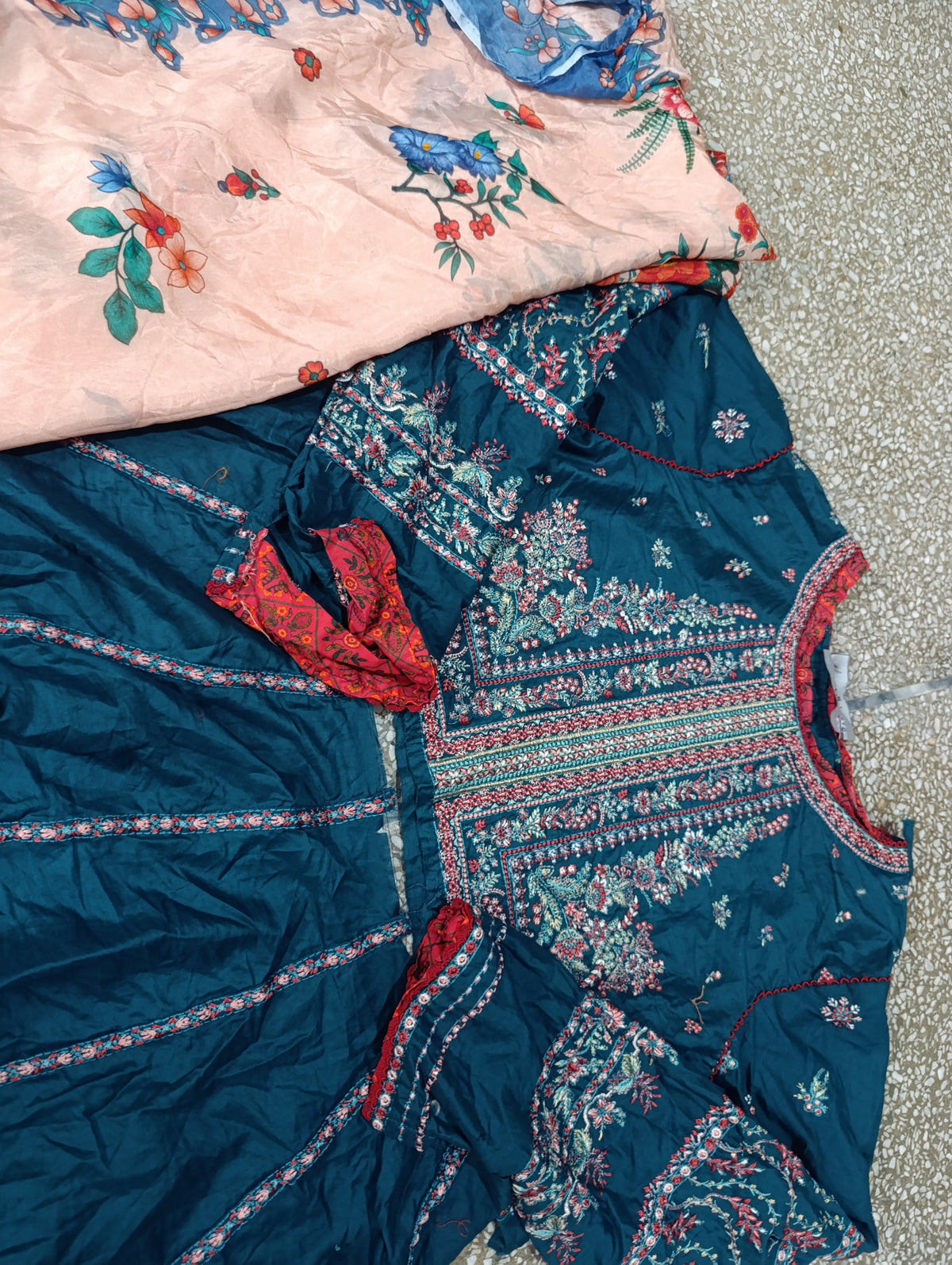 Hussain rehar lawn heavy Sami stitch frock
