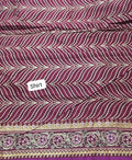 Kesariya khaddar shimri printed shirt